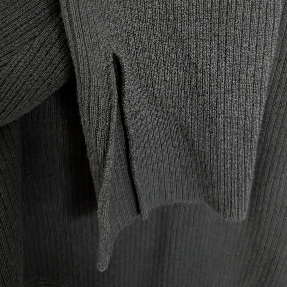 Harley Davidson Motorcycles Black Asymmetrical Sweater Women Size 2XL Wool Blend - Picture 5 of 12